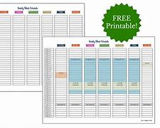 Image result for Block Schedule Printable