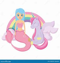 Image result for Cute Unicorn and Mermaid