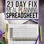 Image result for Printable Meal Plan 21-Day Fix