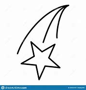 Image result for Shooting Star Outline Vector