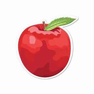 Image result for Apple Fruit Sticker Design