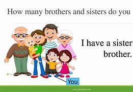 Image result for How Many Brothers Do You Have