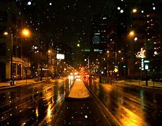 Image result for Snowy Night Screensaver
