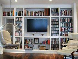 Image result for Cherry 80 Inch TV Stand and Bookcase Combo