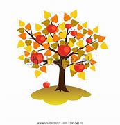 Image result for Fall Apple Tree Clip Art
