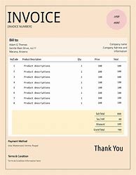 Image result for Invoice Style Template