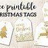 Image result for Christmas Gift Tags Gold
