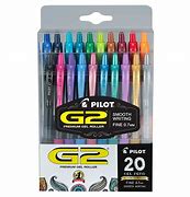 Image result for Pilot G2 Pen Color Chart