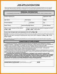 Image result for Microsoft Word Free Job Application Template