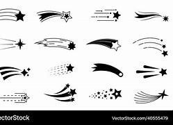 Image result for Shooting Star Icon Black