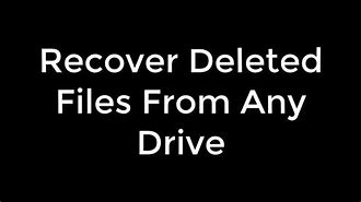 Image result for Recover Deleted Files From Hard Drive Mac