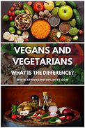 Image result for The Difference Between Vegan and Vegetarian