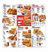 Image result for KFC Fast Food Menu