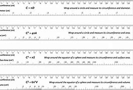 Image result for Circumference Centimeter Ruler