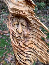 Image result for Wood Spirit Carving