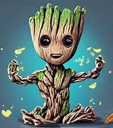 Image result for Baby Groot Painting