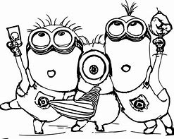 Image result for Drawing Minion Coloring Pages