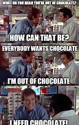 Image result for I Need Chocolate Meme