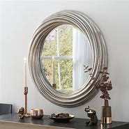 Image result for Round Silver Mirror
