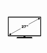 Image result for 27 in Monitor Dimensions