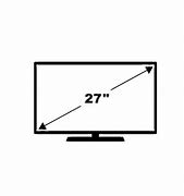 Image result for 27-Inch Monitor Dimensions in Cm