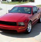 Image result for Mustang Wrap Pics Using Dark Candy Apple Red