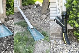 Image result for Flexible Rain Gutter Downspouts