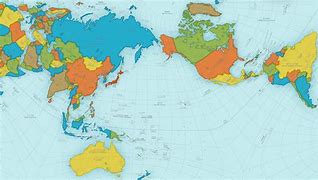 Image result for Correct Size Map of the World