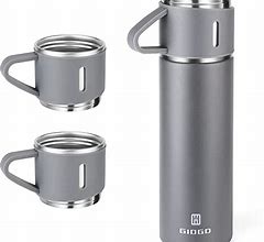 Image result for Stainless Steel Water Bottle and Cup