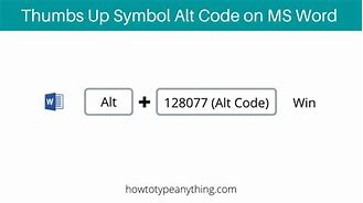 Image result for Thumbs Up Symbol Keyboard