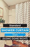 Image result for Standard Curtain Length Sizes