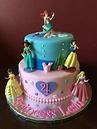 Image result for Disney Princess Happy Birthday Cake