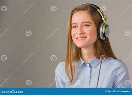 Image result for Girl Headphones
