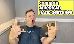Image result for American Hand Gestures