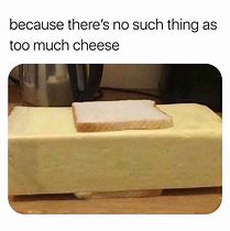 Image result for Too Much Cheese Meme