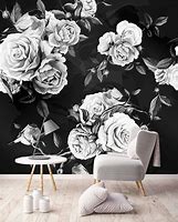 Image result for Floral Design Wallpaper White