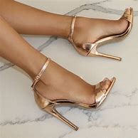 Image result for Rose Gold Heels for Women