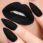 Image result for Matte Black Lipstick