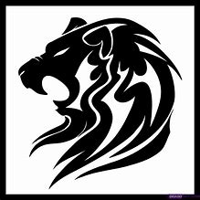 Image result for Lion tribal