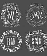 Image result for Rustic Wedding Monogram Template