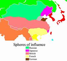 Image result for Spheres of Influence China Imperialism Map