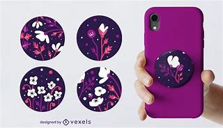 Image result for Purple Flower Popsocket