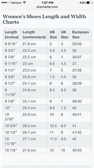 Image result for 19Cm in UK Shoe Size Conversion Chart