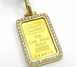 Image result for Credit Suisse Gold Bar Pendant