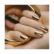 Image result for Rose Gold Metallic Nail Designs