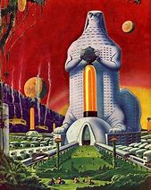 Image result for 40s Sci-Fi Art