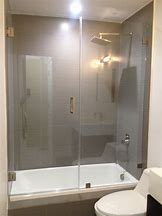 Image result for Bath Shower Doors Glass Frameless