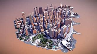 Image result for City 3D Model Sketch