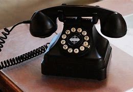 Image result for Old Skool Phone with Cord