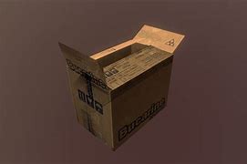 Image result for Cardboard Box 3D Model